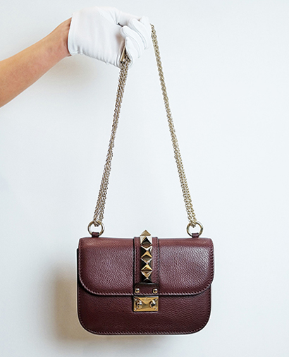 Small Lock Shoulder Bag, front view